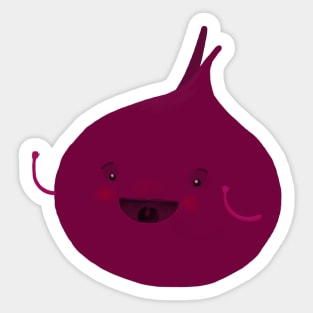 Brave as a beetroot Sticker